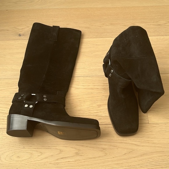 Paris Texas | NWOB Roxy Suede Knee Boots - Size IT 38 - Picture 7 of 8